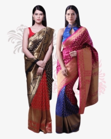Agnisie Pick Any 1 Golden Weaves Saree - Silk, HD Png Download, Transparent PNG