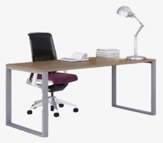 Table Clip Leg - Office Desk With Metal Legs, HD Png Download, Transparent PNG