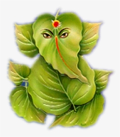Leaf Ganesha Png, Transparent Png, Transparent PNG