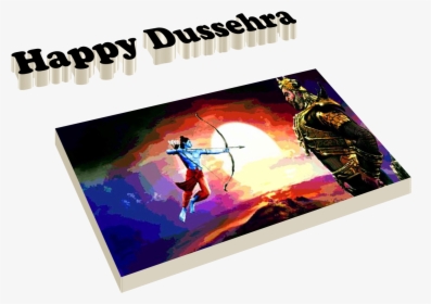 Dussehra Wishes Png Free Images - Windsurfing, Transparent Png, Transparent PNG