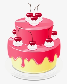 Elegant Images Of Birthday Cakes Png Cake Png Images - Wish You Happy Birthday Aunt, Transparent Png, Transparent PNG