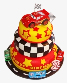 Cake Ideas For Boys - Cars Birthday Cake Png, Transparent Png, Transparent PNG