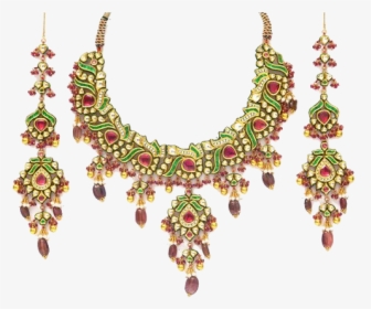 Download Indian Jewellery Png Picture - Kundan Ki Jewellery Set, Transparent Png, Transparent PNG