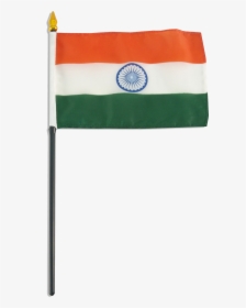 Indian Flag Png Free Images - Indian Flag With Pole, Transparent Png, Transparent PNG