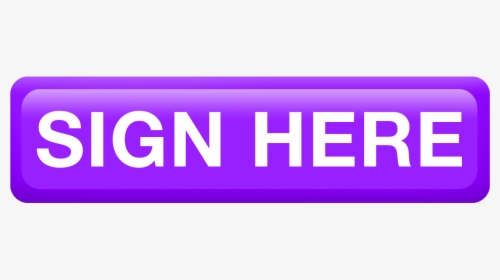 Purple Sign Here Button - Click Here Button, HD Png Download, Transparent PNG