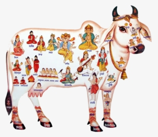 Krishna Clipart Gomatha - Krishna With Cow Png, Transparent Png, Transparent PNG