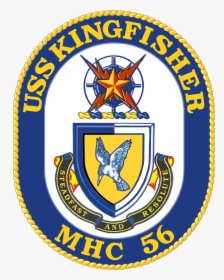 Uss Kingfisher Mhc-56 Crest - Uss, HD Png Download, Transparent PNG