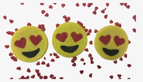 Heart Eyes Emoji Sugar Cookies - Sugar Cookie, HD Png Download, Transparent PNG
