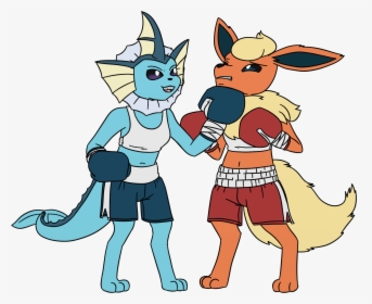 Vaporeon And Flareon, HD Png Download, Transparent PNG