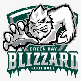 Green Bay Blizzard Football Clipart , Png Download - Green Bay Blizzard, Transparent Png, Transparent PNG