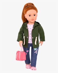 Brice Wearing Alpaca Your Bags Outfit With Purse - Doll, HD Png Download, Transparent PNG