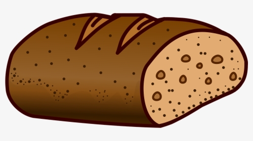 Bread Clipart Black And White, HD Png Download, Transparent PNG