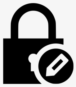 Lock Edit, HD Png Download, Transparent PNG