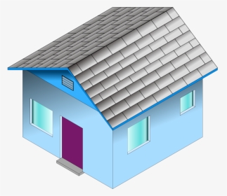 Small Blue House Clip Arts, HD Png Download, Transparent PNG