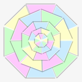 Color Wheel, 3d, Pastels, Pale, Pink, Green, Yellow, HD Png Download, Transparent PNG