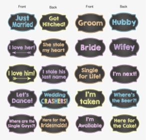 Chalkboard Wedding Bundle Of, HD Png Download, Transparent PNG