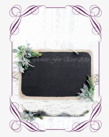 Silk Artificial Decorated Blackboard Chalk Board For, HD Png Download, Transparent PNG