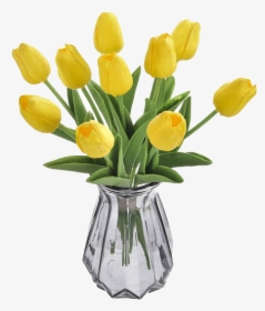 Yellow Tulips Png Free Pic, Transparent Png, Transparent PNG