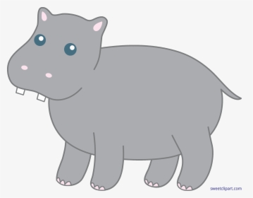 Clipart Hippo Gray Thing, HD Png Download, Transparent PNG