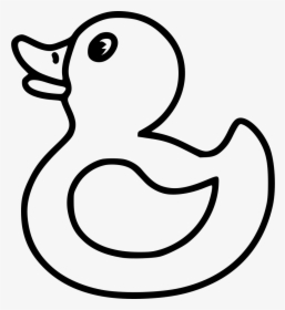 Black And White Png Of Duck, Transparent Png, Transparent PNG
