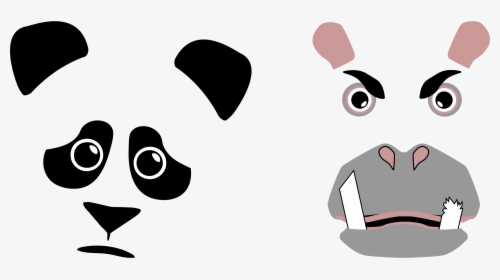 Panda & Hippo, HD Png Download, Transparent PNG