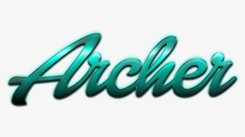 Archer Name Logo Png, Transparent Png, Transparent PNG
