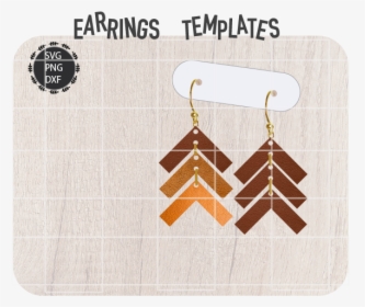 Geometric Earrings Svg / Leather / Faux / Wood / Laser, HD Png Download, Transparent PNG