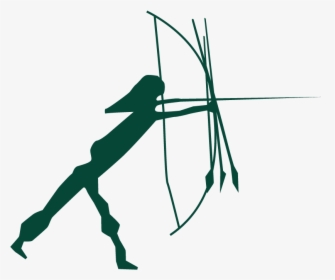 Drawing Bow Hunting Cave Painting, HD Png Download, Transparent PNG