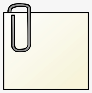 Note With Paperclip Png Clip Arts, Transparent Png, Transparent PNG