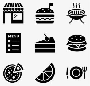 Food Icon Collection, HD Png Download, Transparent PNG