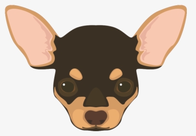 Chihuahua Dog Breed Puppy Vector Graphics Illustration, HD Png Download, Transparent PNG