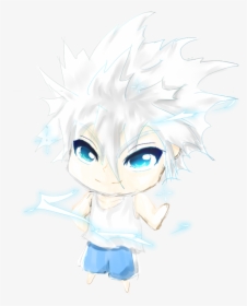 Graphic Black And White Library Killua Drawing Godspeed, HD Png Download, Transparent PNG