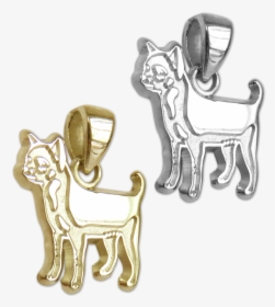 Smooth Chihuahua Charm Or Pendant In Sterling Silver, HD Png Download, Transparent PNG
