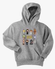Characters Star Wars Bb8 Darth Vader R2d2 Youth Hoodie, HD Png Download, Transparent PNG