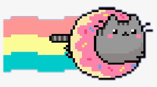 💖not My Art💖 Pusheen Nyan Cat X3, HD Png Download, Transparent PNG