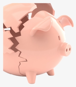 Broken Piggy Bank Hyperlinked To Rates Comparison Page, HD Png Download, Transparent PNG