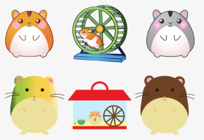 Hamster, Pet, Mouse, Cage, Hamster Wheel, Creature, HD Png Download, Transparent PNG