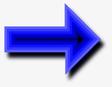 Image Illustration Of A Blue Right Arrow, HD Png Download, Transparent PNG