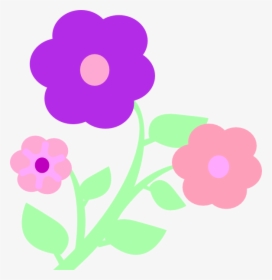 Pastel Flowers Clip Art At Clker, HD Png Download, Transparent PNG