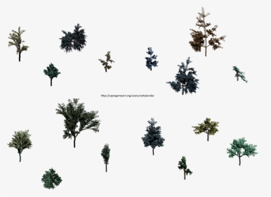 Hjm Small Trees 1 Alpha, HD Png Download, Transparent PNG