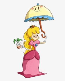 Princess Peach Umbrella Clipart , Png Download, Transparent Png, Transparent PNG