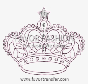 Pink Crown Rhinestone Motif Iron On Transfer For Different, HD Png Download, Transparent PNG