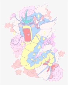 Pokemon Kawaii Pastel Transparent Gyarados Alfie Art, HD Png Download, Transparent PNG