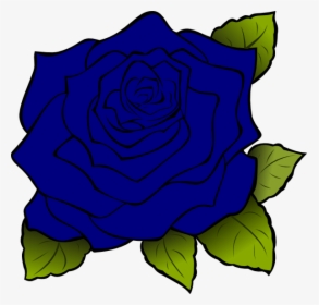 Blue Rose Svg Clip Arts, HD Png Download, Transparent PNG