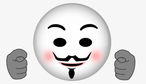 Anonymous Emoji Anonymous Mask, Emojis, Emoticon, Stickers,, HD Png Download, Transparent PNG