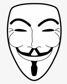 Transparent V For Vendetta Mask Png, Png Download, Transparent PNG