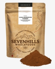 Sevenhills Wholefoods Organic Chaga Mushroom Powder, HD Png Download, Transparent PNG