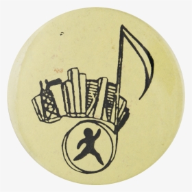 Musical Note Chicago Skyline Chicago Button Museum, HD Png Download, Transparent PNG