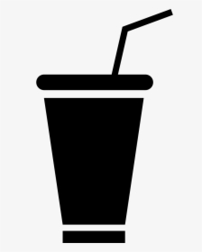 Paper Cup With Straw, HD Png Download, Transparent PNG