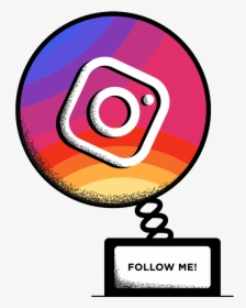 Instagram Follow Sticker, HD Png Download, Transparent PNG